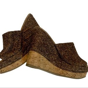 Very Volatile textile platform sandals